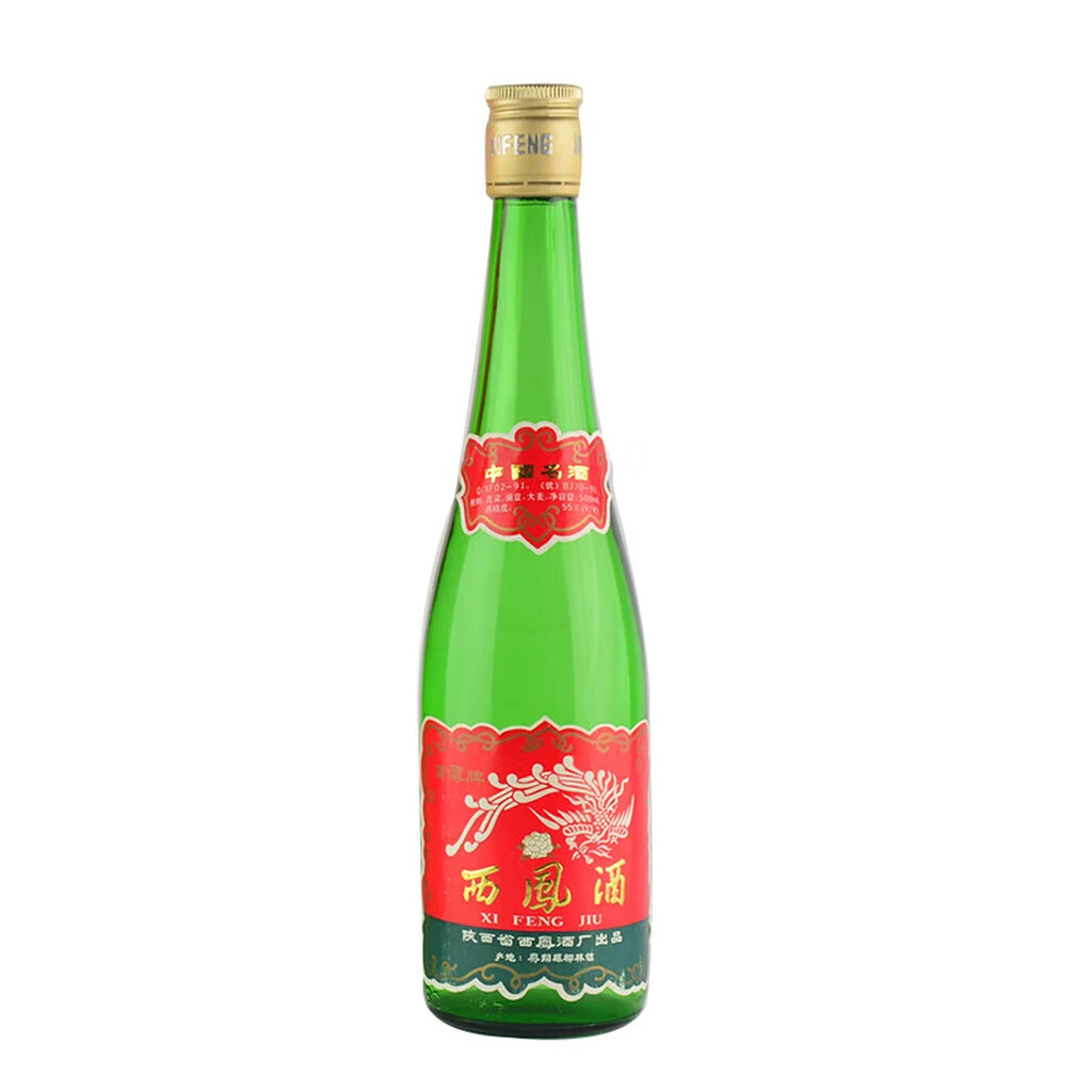 西凤酒1993-1994年西凤大盖55度500ml凤香型白酒 陈年老酒收藏