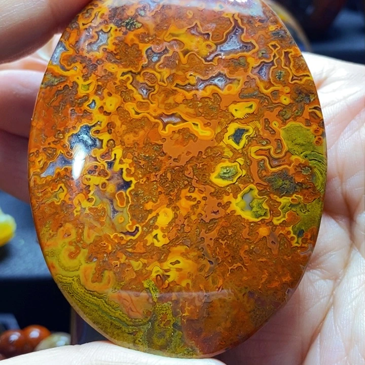 玛瑙/玉髓吊坠(不含链)未镶嵌随*