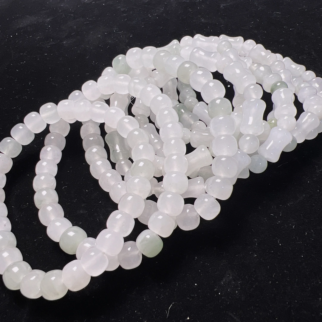 s321天山翠老型珠 竹节款  多样性发一件