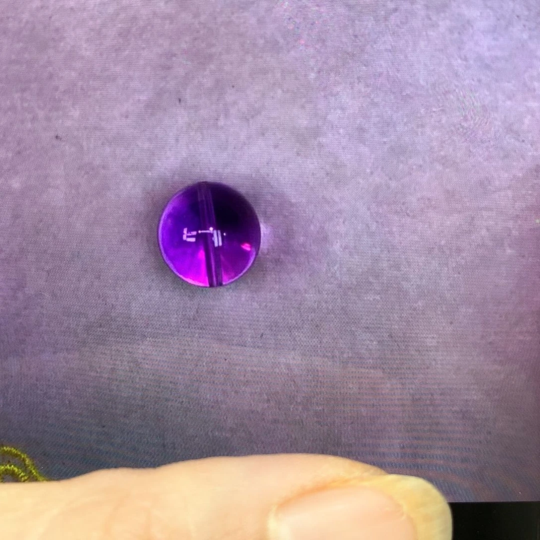 ****️紫晶珠宝半成品未镶嵌打1.2的孔不退不换