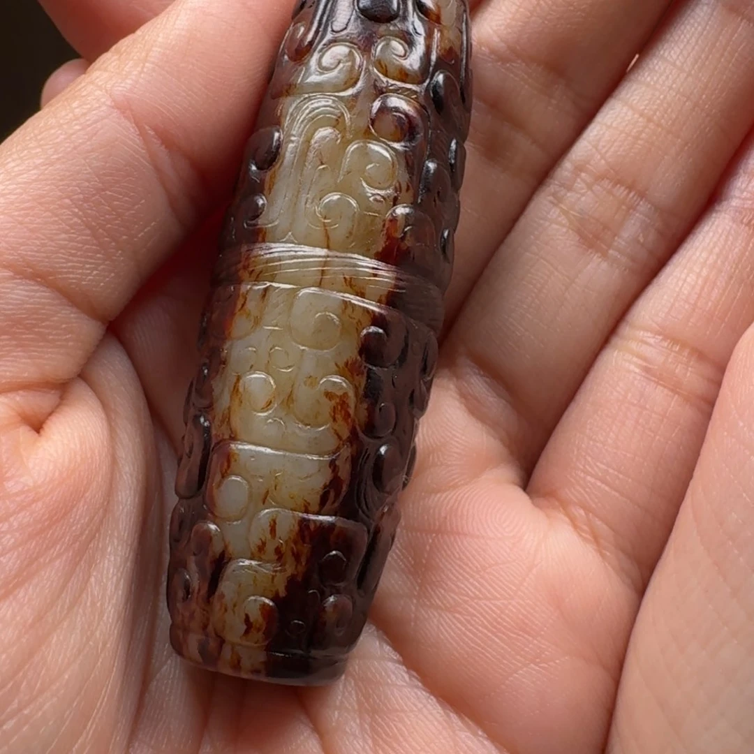 和田玉颈饰未镶嵌明*