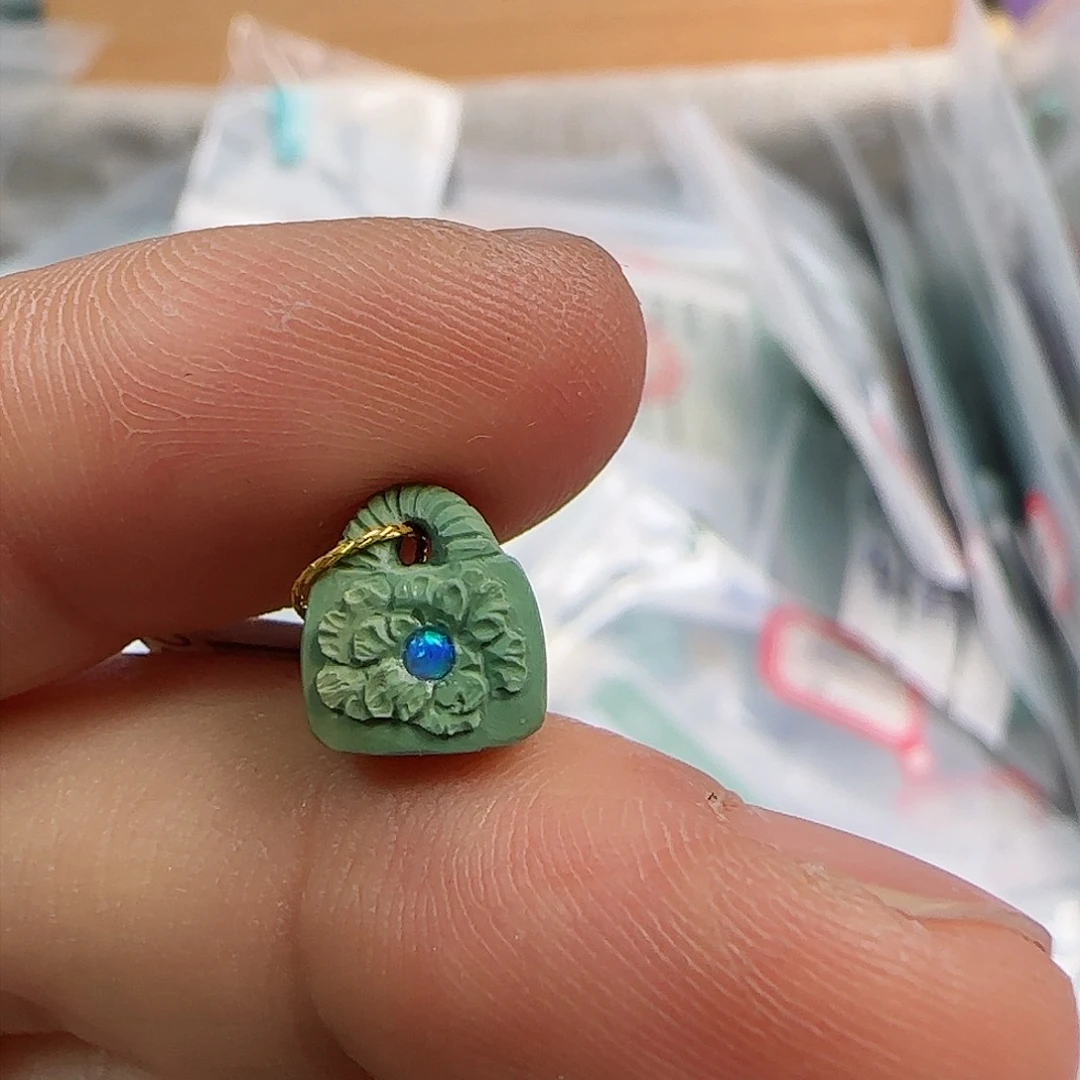绿松石珠宝半成品未镶嵌