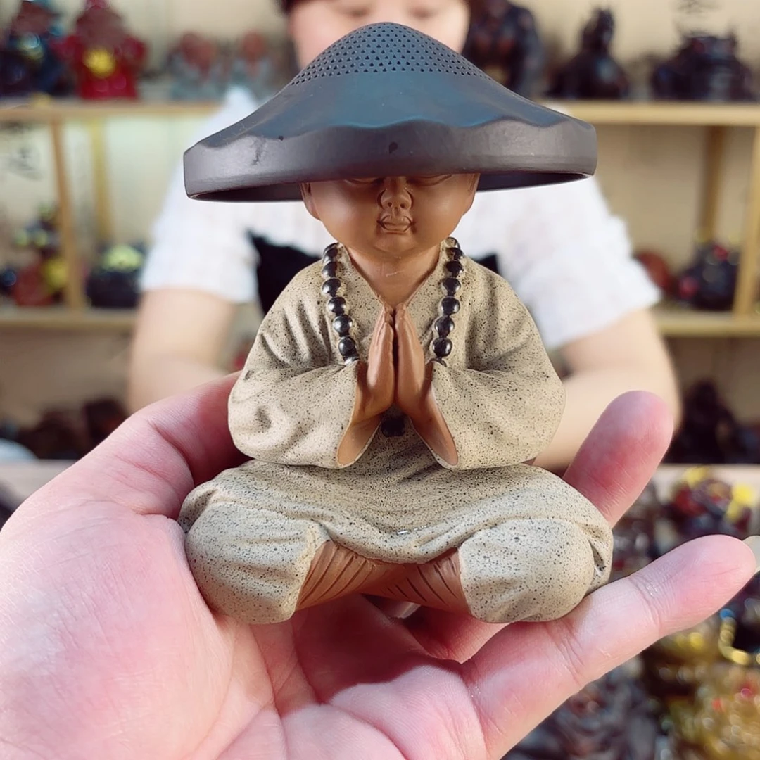 紫砂茶宠紫陶树脂茶宠摆件