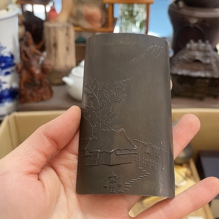 锡中古工艺品摆件