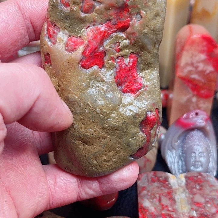 鸡血石昌化鸡血石