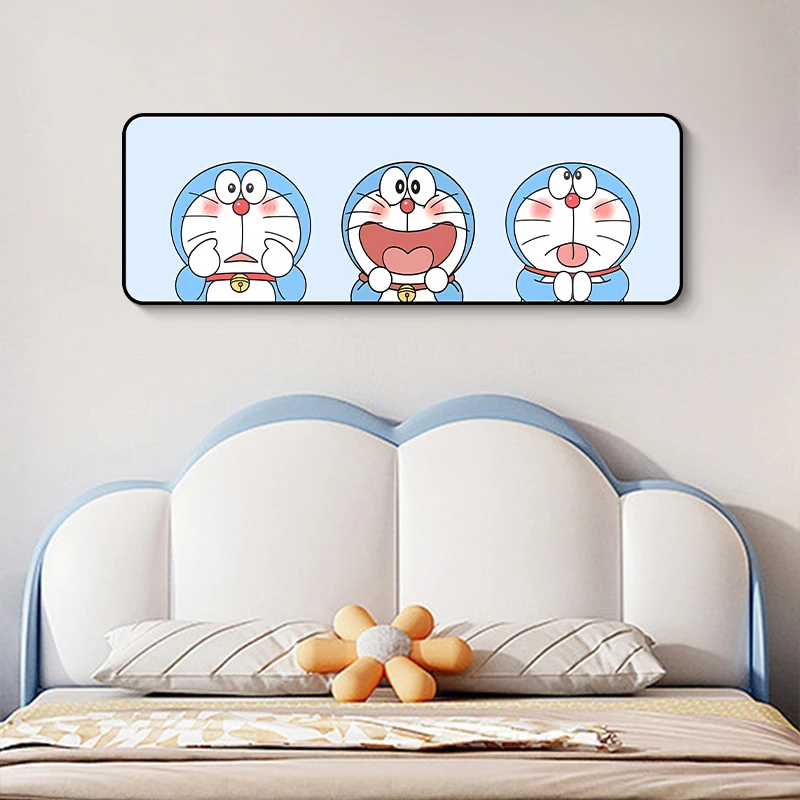 哆啦A梦挂画机器猫卡通动漫儿童房客厅床头画可爱潮流机器猫40120