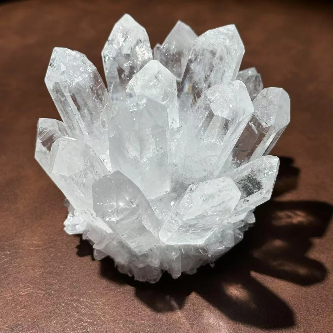 【与帅珠宝】白水晶簇摆件D031801-多样性发其一