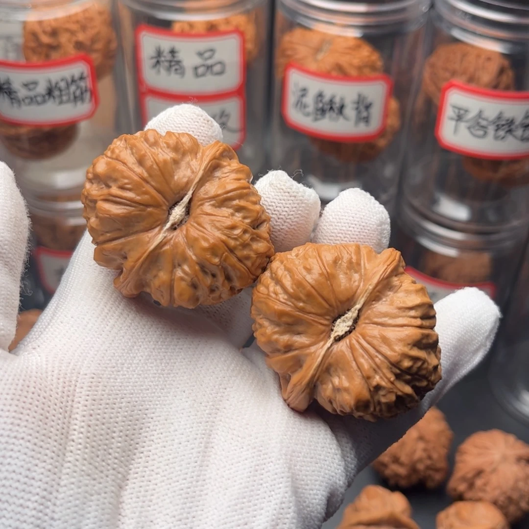 文玩核桃把件42全品南瓜墩