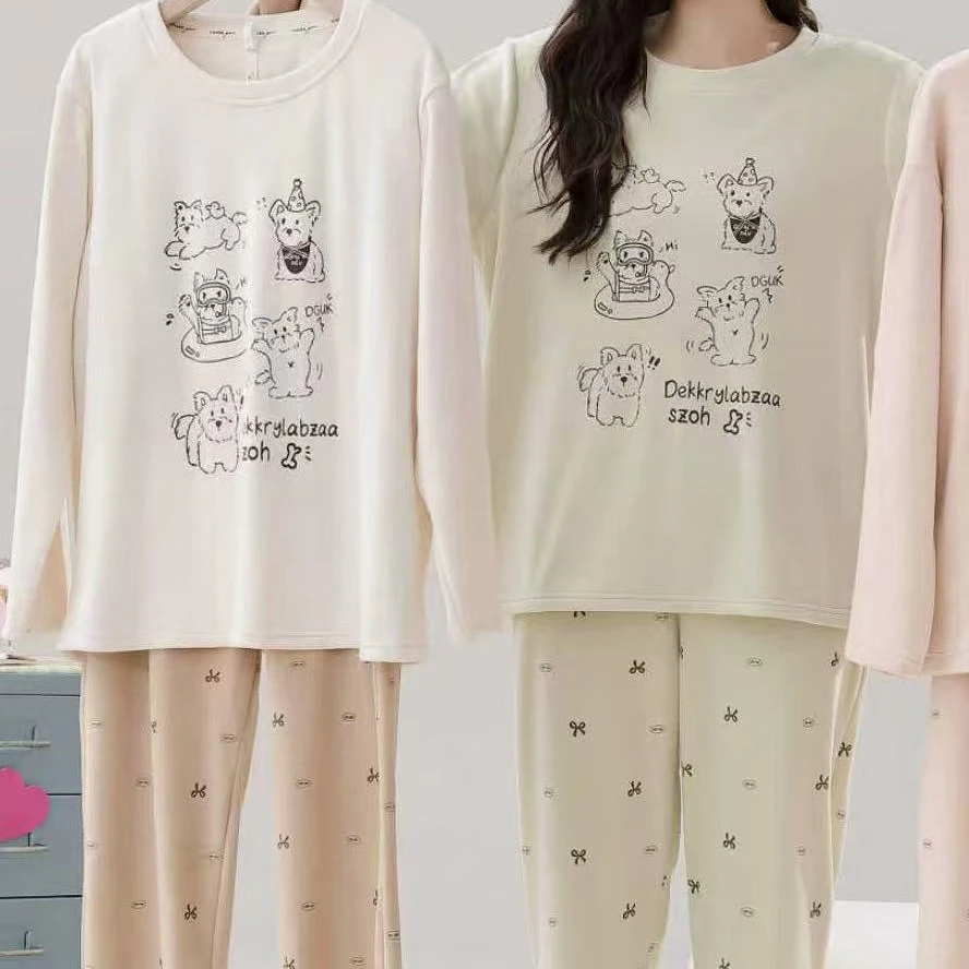 海岛绒套头可爱家居服套装30281/奥