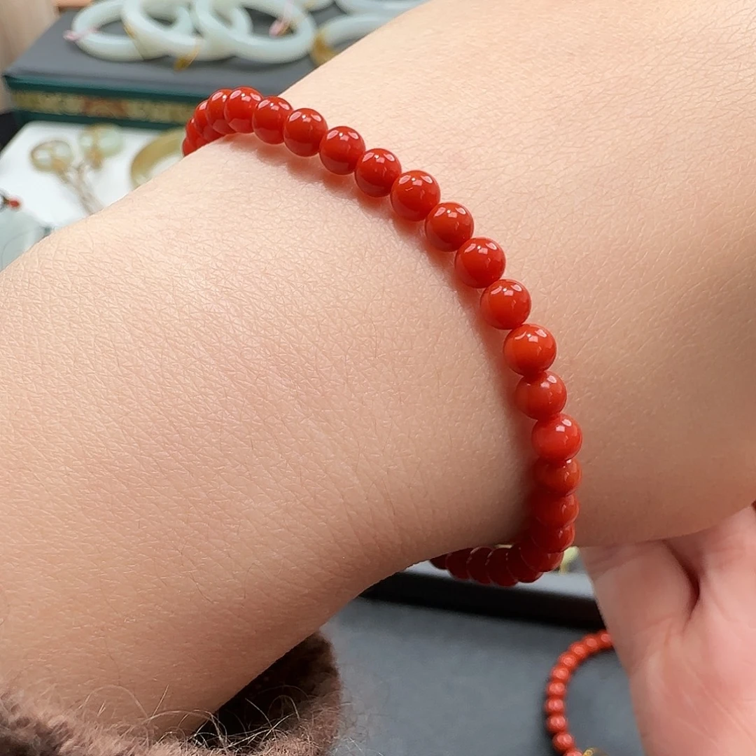 南红玛瑙未镶嵌颈饰