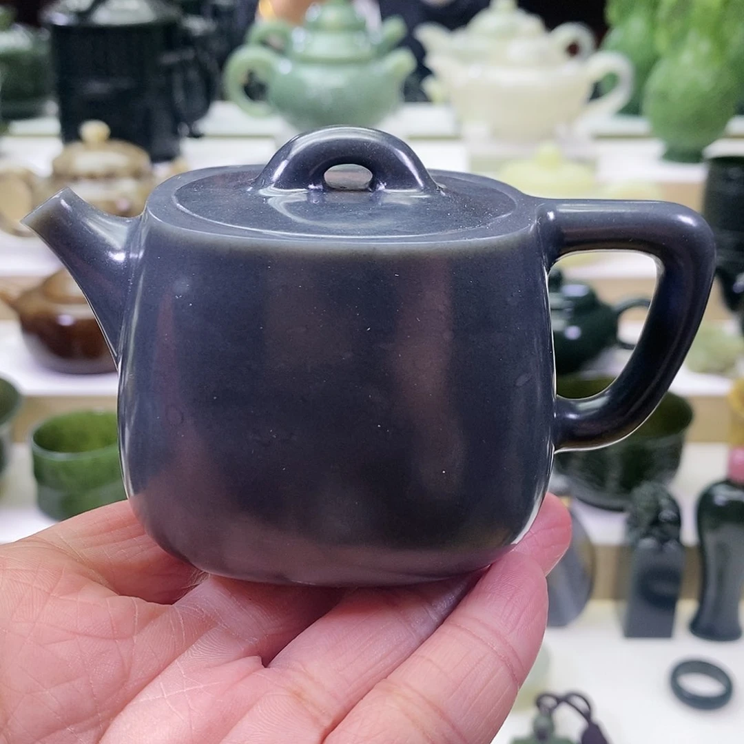 和田玉茶壶未镶嵌160m l