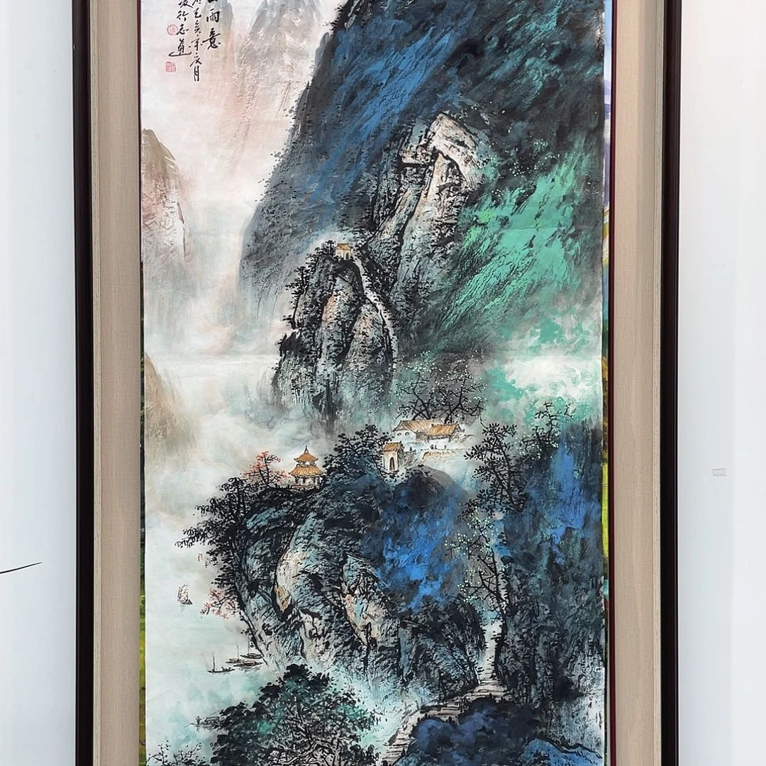 国画凌行志手绘国画作品精品