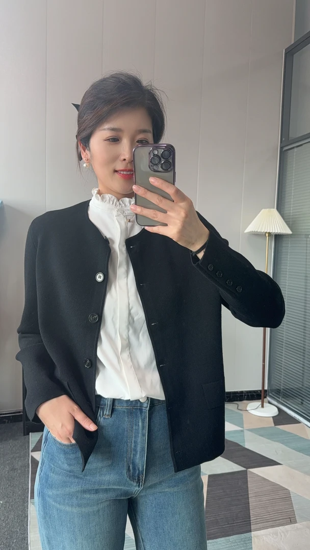 小香风针织衫常规女装气质圆领时尚