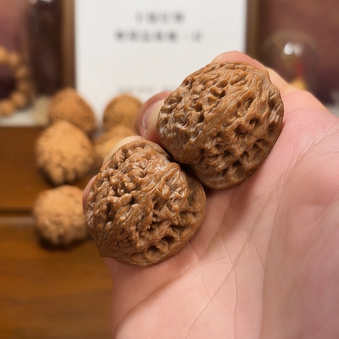 吊坠文玩核桃全品房山虎头边35