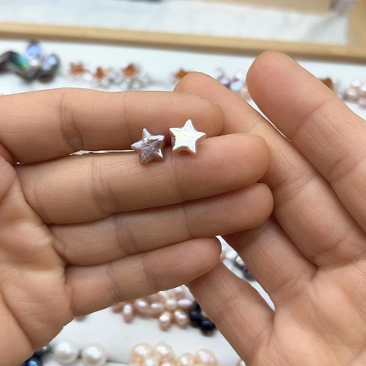 淡水珍珠发饰银S925镶嵌