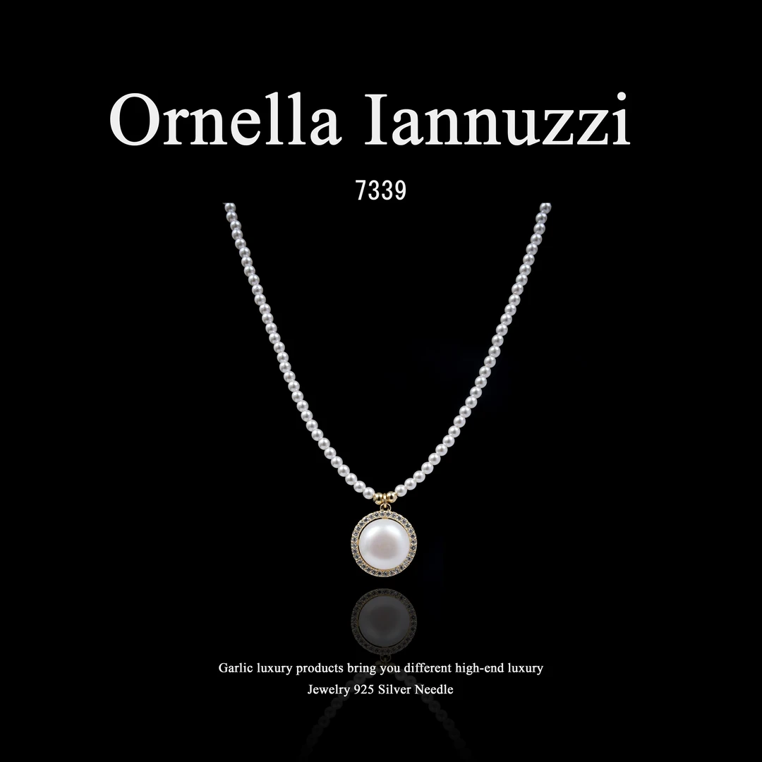 镀K金 Ornella Iannuzzi项链~7339（40+5cm）