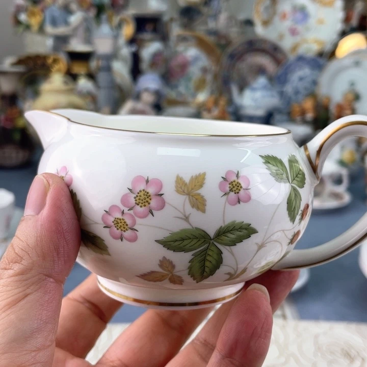 中古瓷器小房子盘子