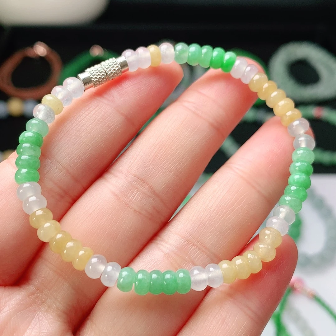 翡翠未镶嵌手链翡翠