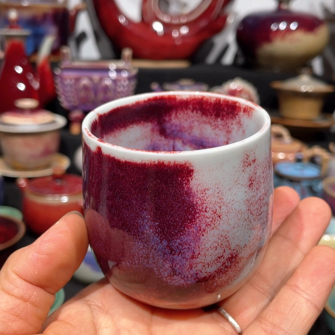 豪***丈中国神后钧瓷茶器