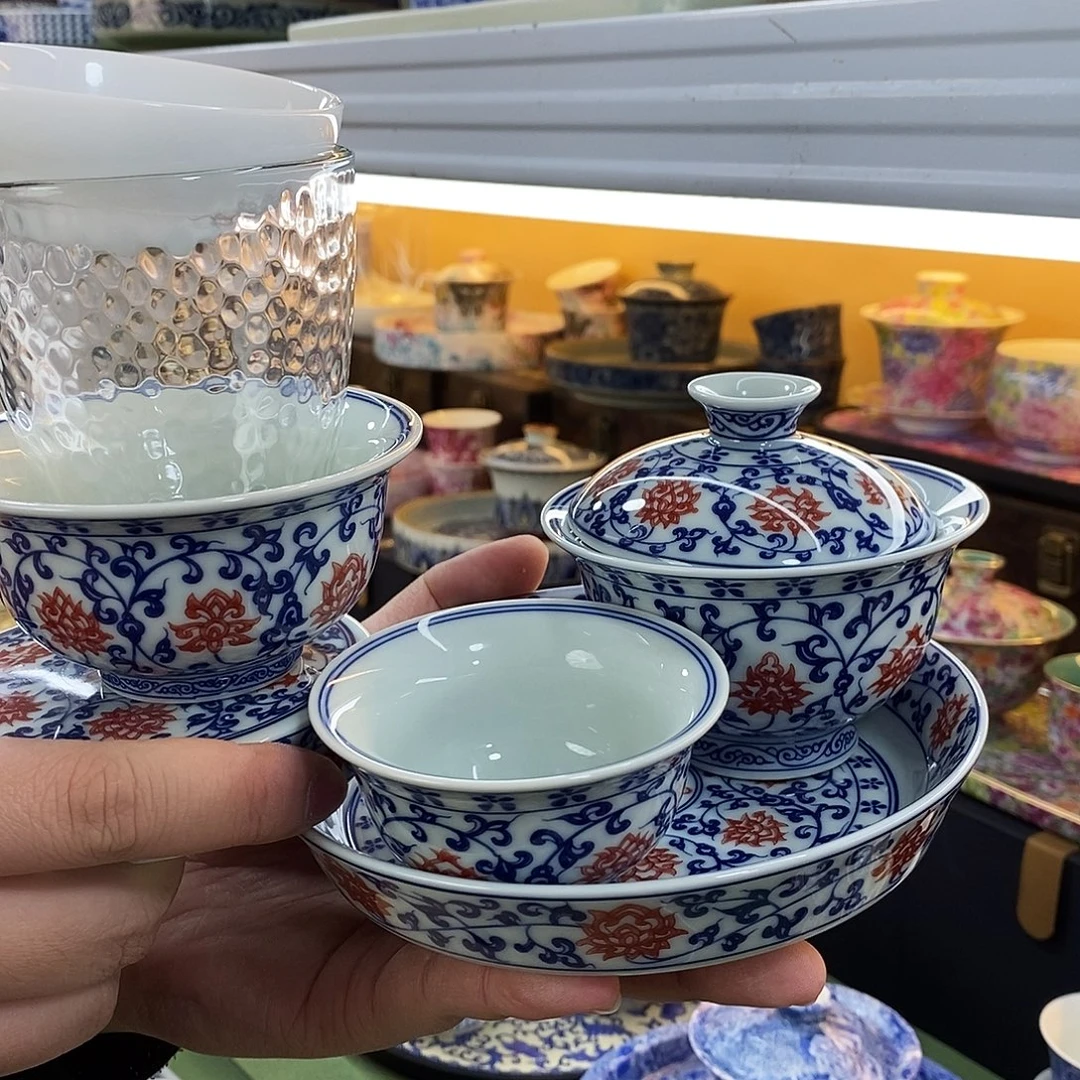 盖碗好看漂亮好看我