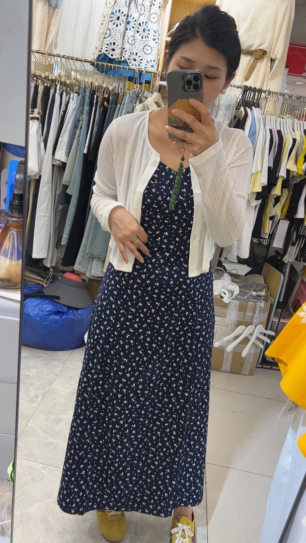 法式轻熟风少女风时尚套装气质外搭吊带裙套装裙子女装连衣裙