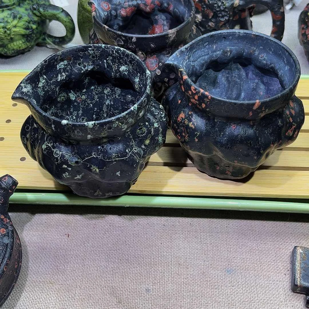 乐*谜石材梅花玉安山玉精品