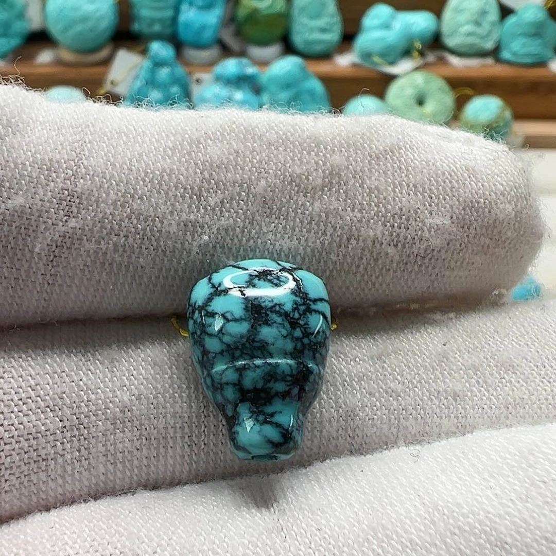 绿松石三通 未镶嵌