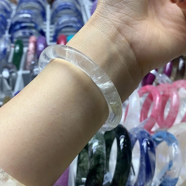 手镯水晶未镶嵌天然水晶