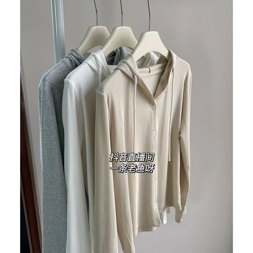 M 连帽开衫外套女 新款韩版百搭