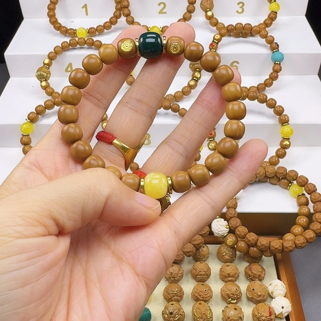 爱***意猴头核桃吊坠猴头手串