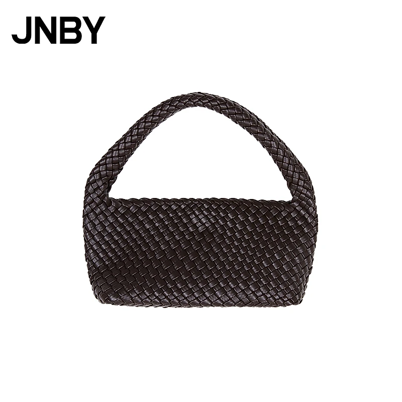 【商场同款】JNBY/江南布衣25春新品编织简约手拎包包女7P3L15220