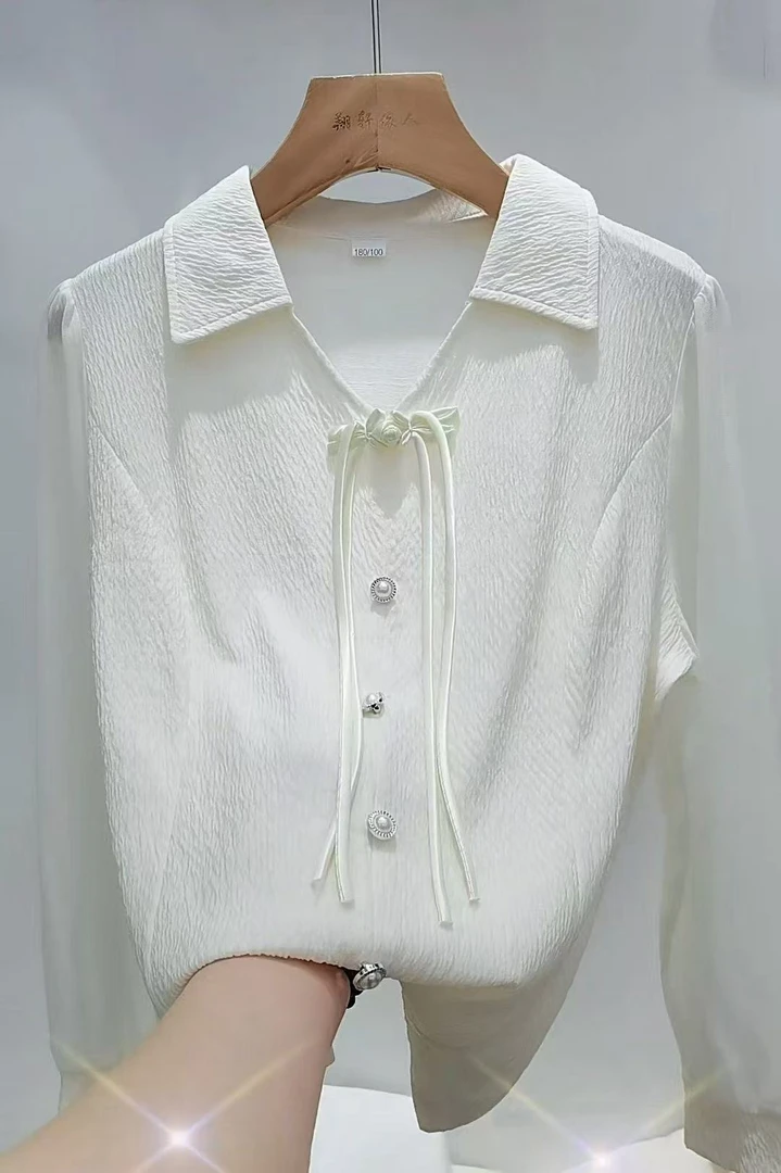 2025新款时尚气质春季长袖轻奢百搭女装上衣