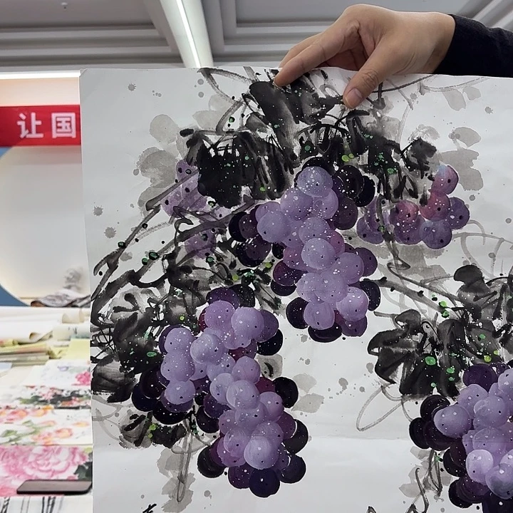 国画手绘国画作品