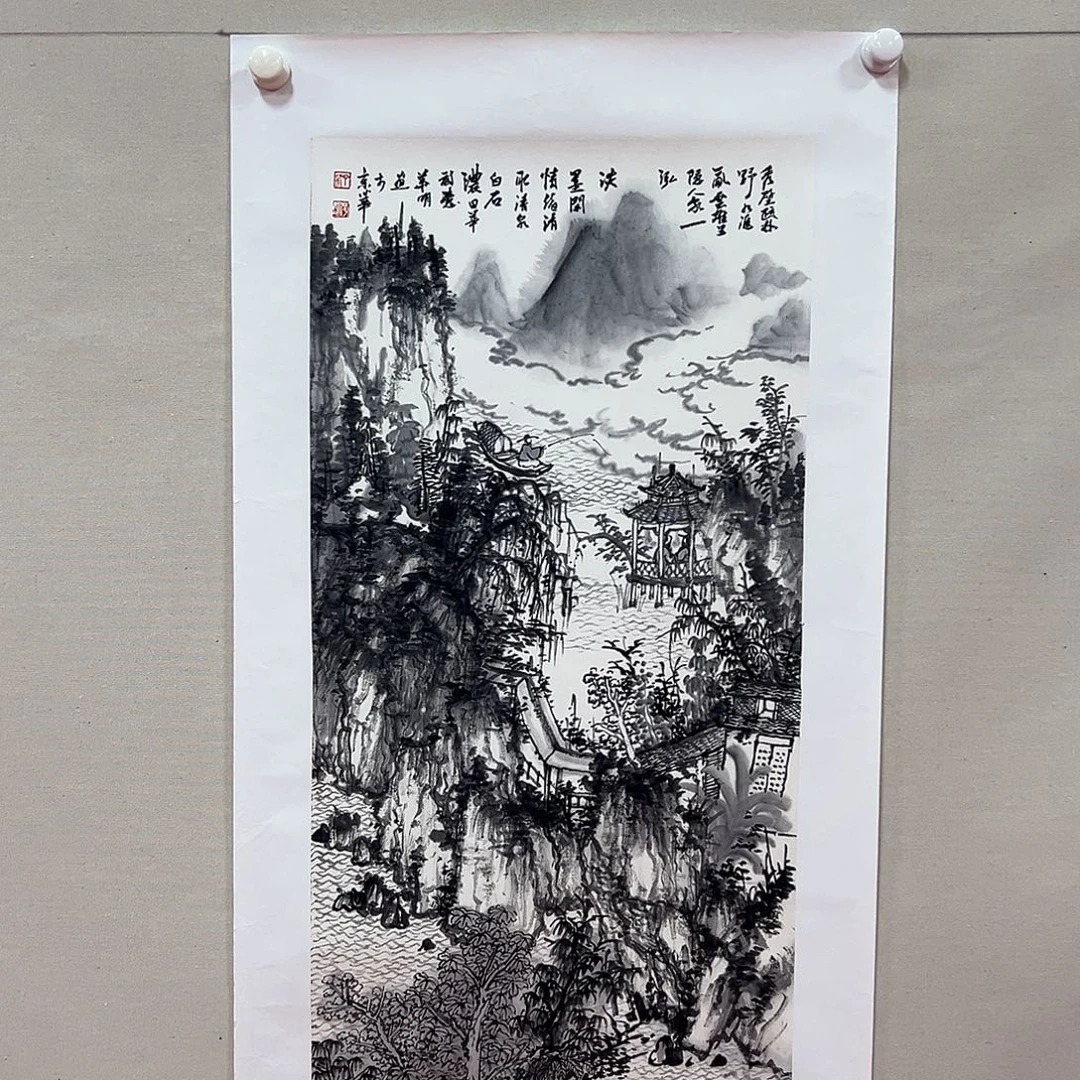 国画丁华明出版作品