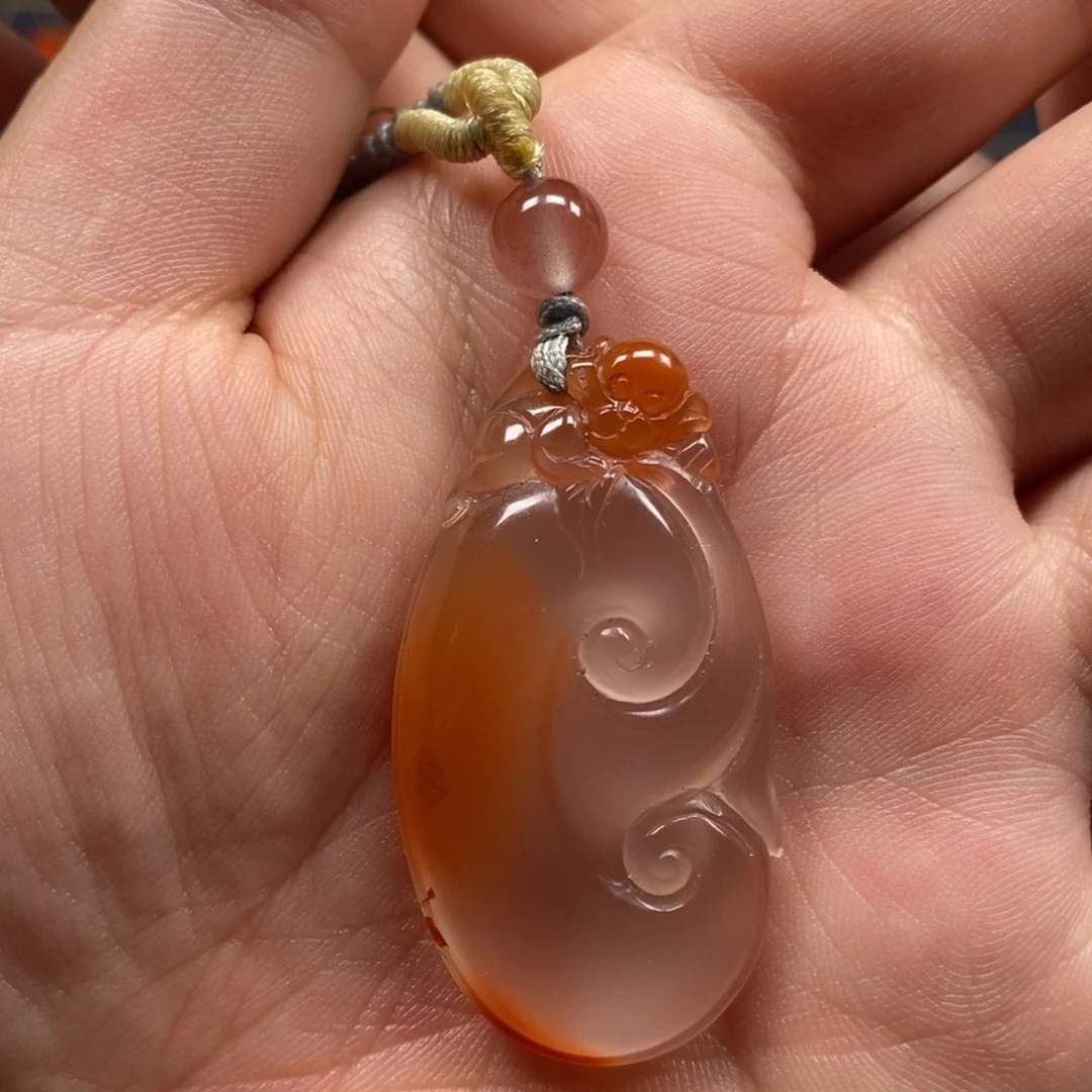 南红玛瑙未镶嵌吊坠(不含链)