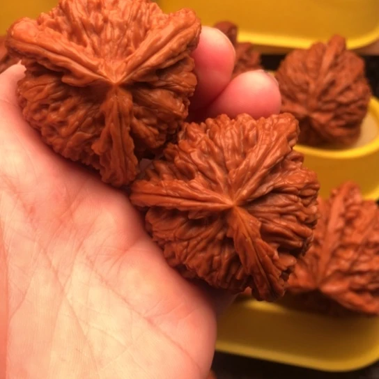 奶***茶文玩核桃吊坠核桃