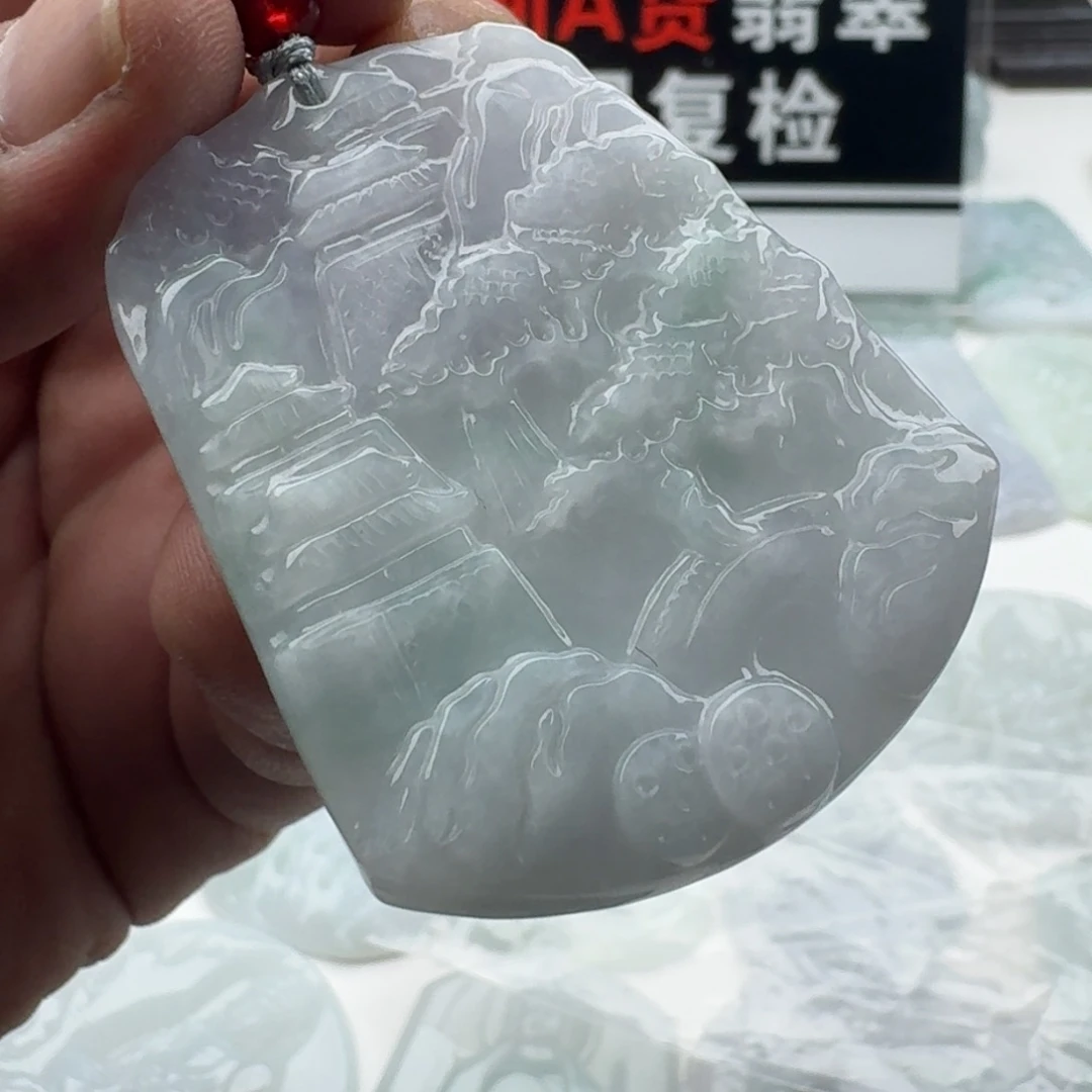 颈饰未镶嵌翡翠天然缅甸A货翡翠