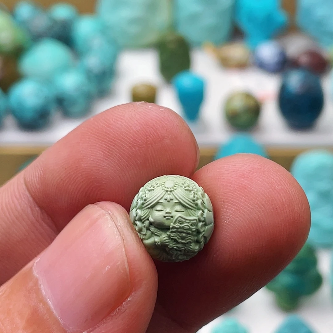 ！***！绿松石未镶嵌原矿