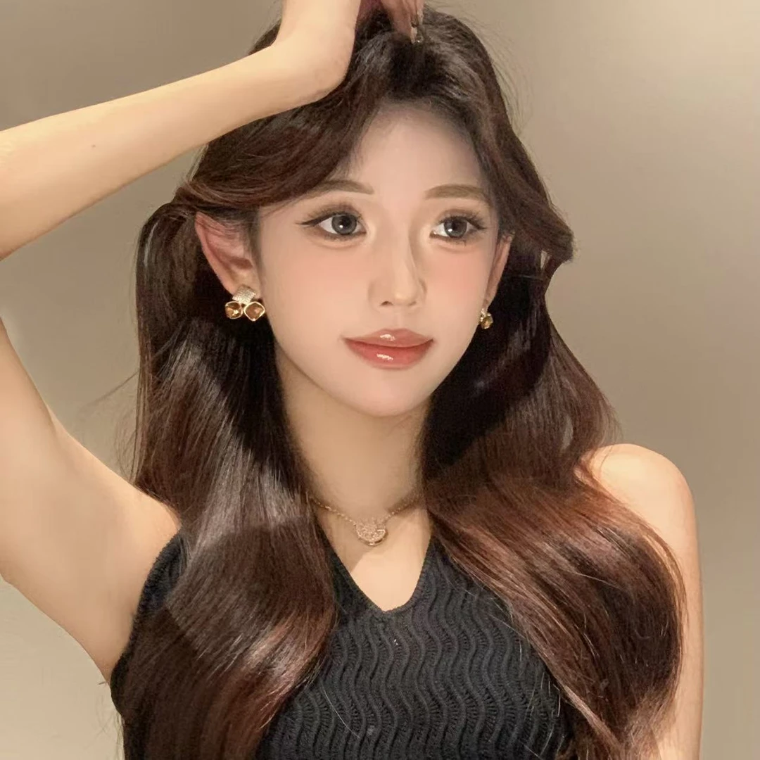 FULL GIRLISH耳环02724几何复古百搭耳钉耳饰