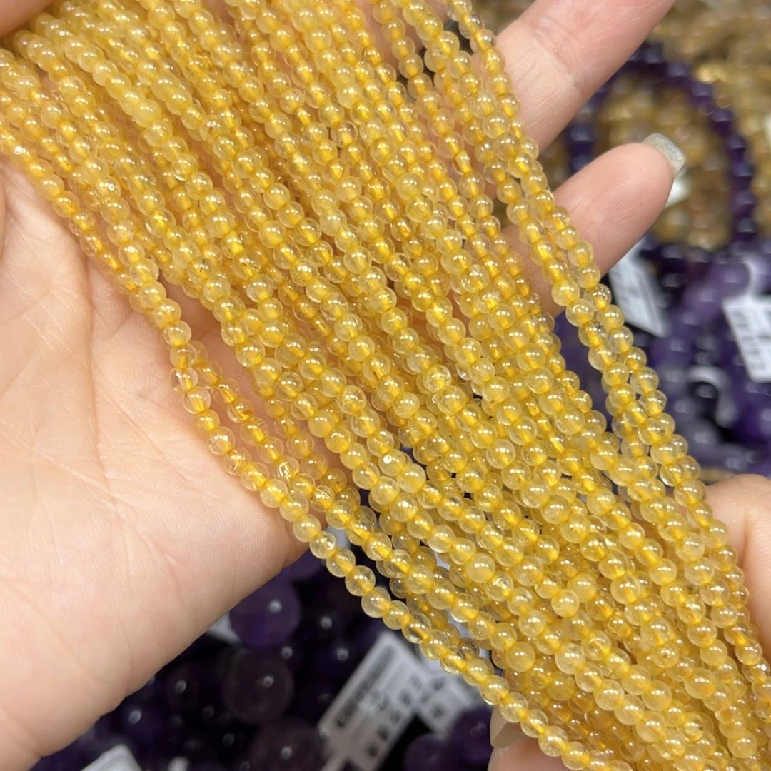 未镶嵌手链发晶金发晶半成品3+