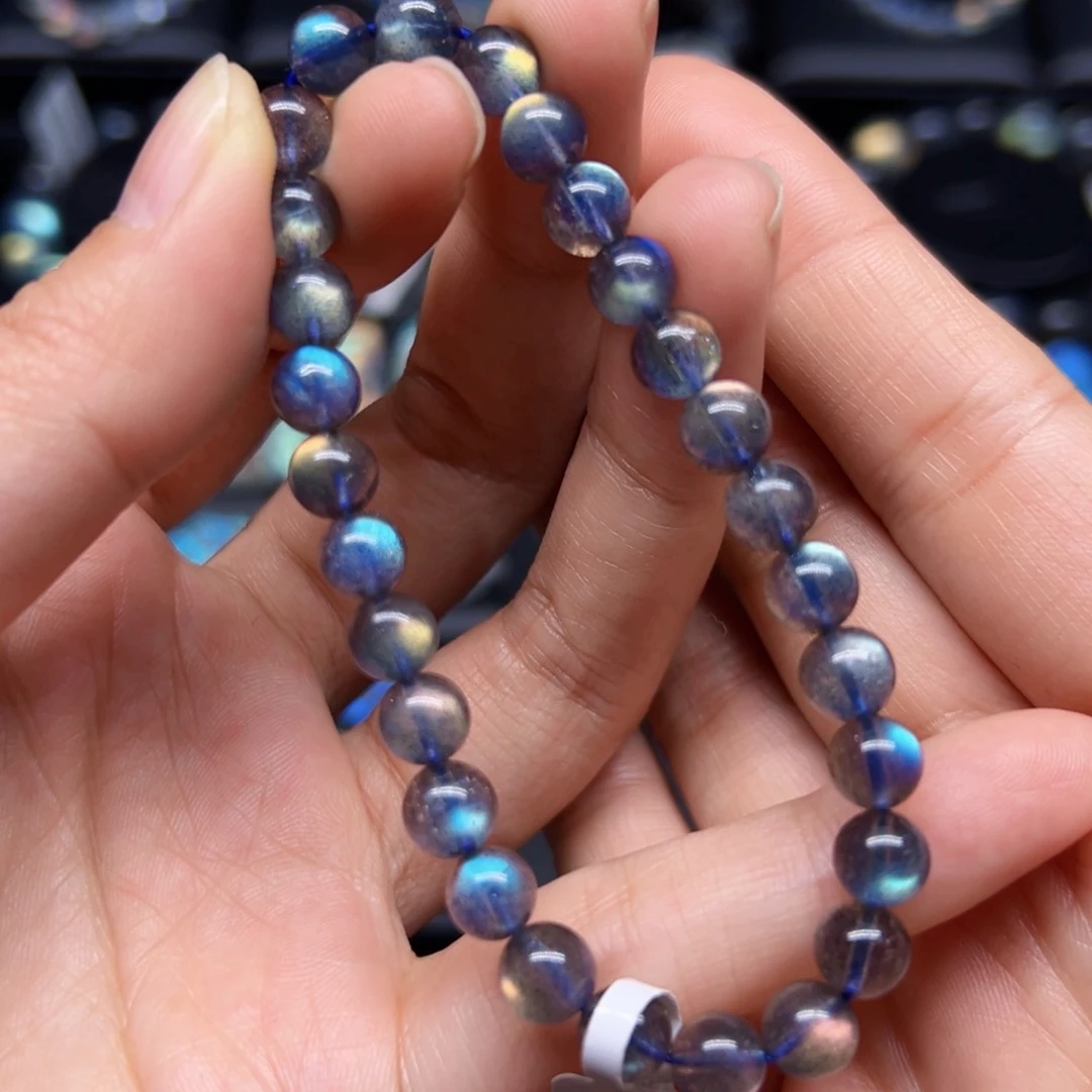 未镶嵌手链长石6.9左右