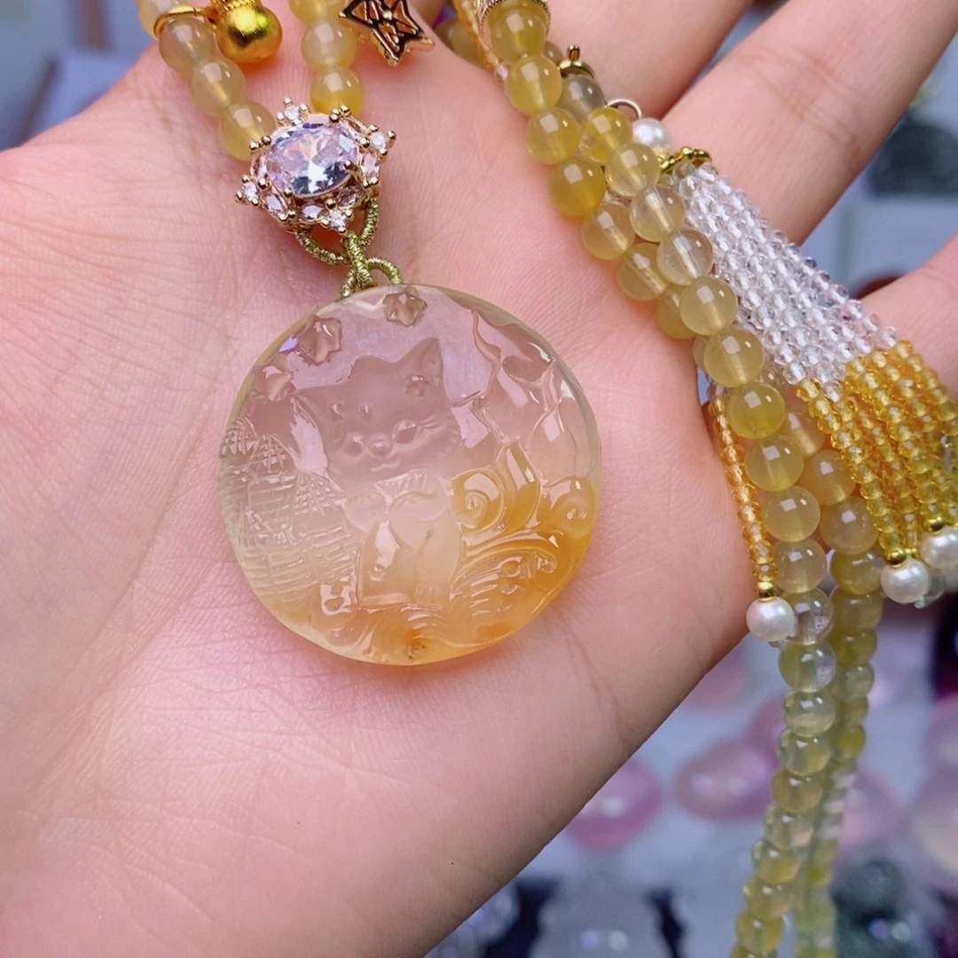 吊坠(赠链)未镶嵌水晶