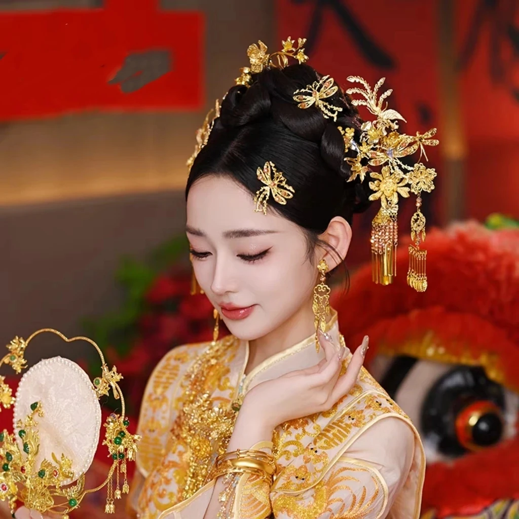 新娘饰品7703金色新娘饰品