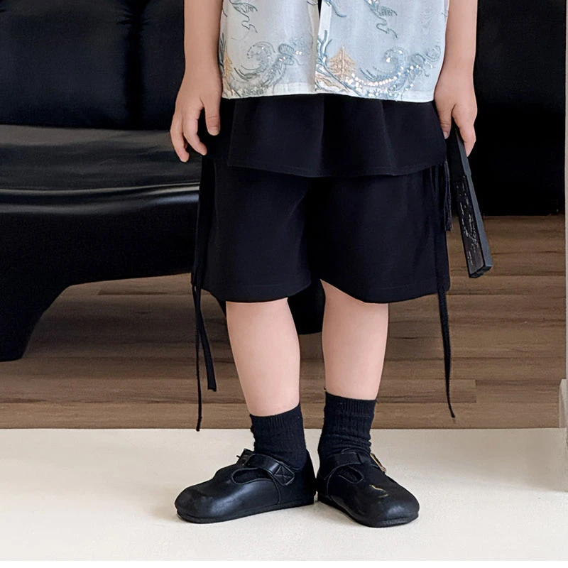 2025上新季新款远上寒山系列假两面短裤高定设计师系列25468