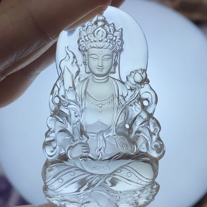 水晶颈饰未镶嵌财****孟定制