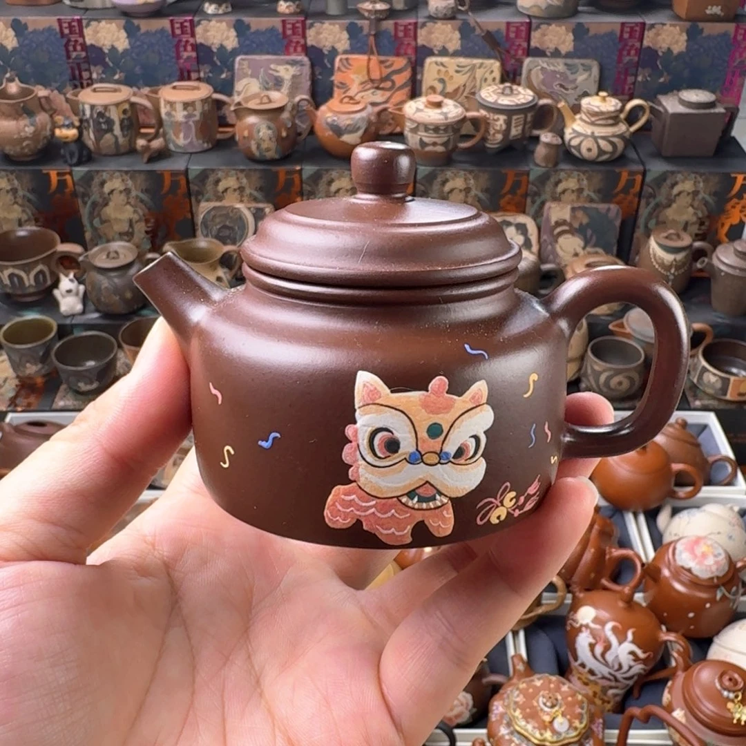 茶壶紫砂120cc原矿精工半手