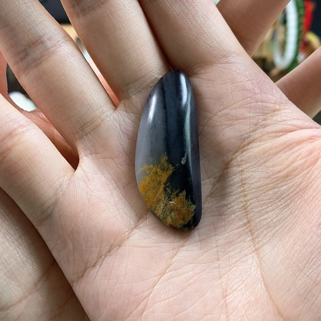 和田玉未镶嵌挂件山****1