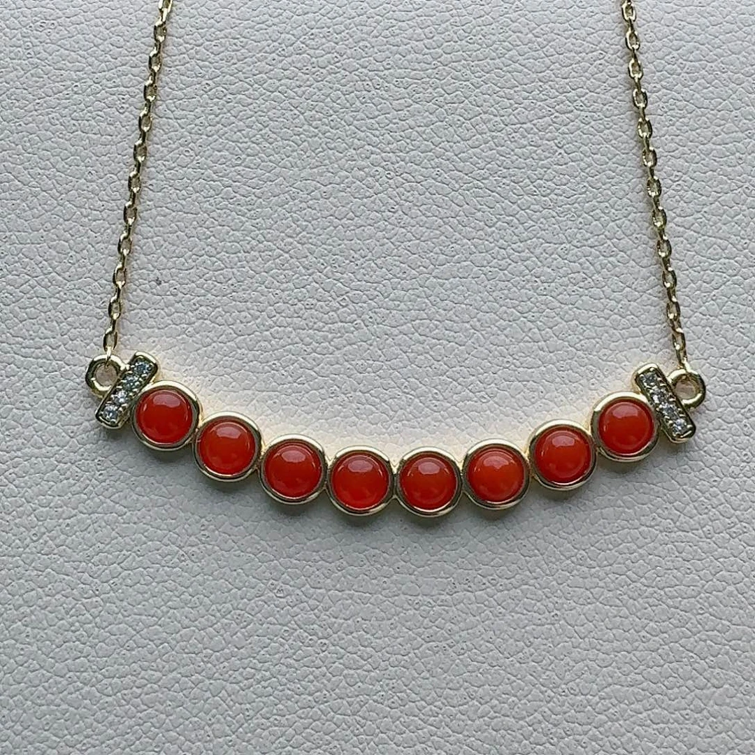 南红玛瑙未镶嵌颈饰