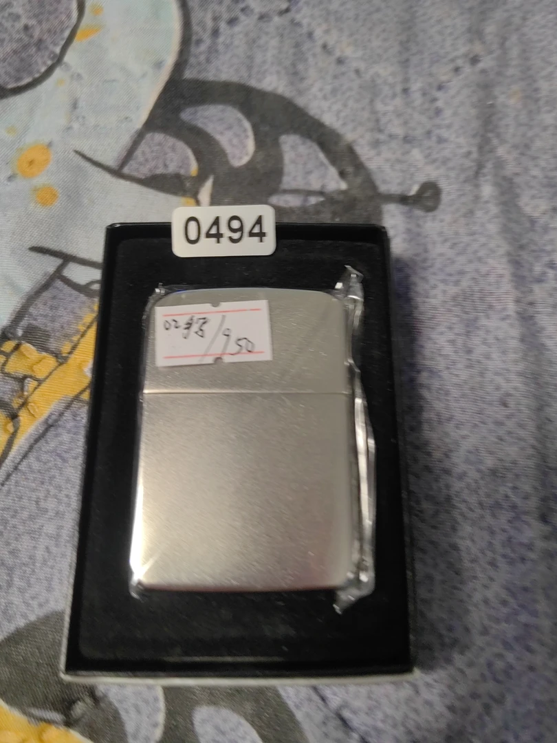 Zippo打火机回血1941手写02A光板-0494