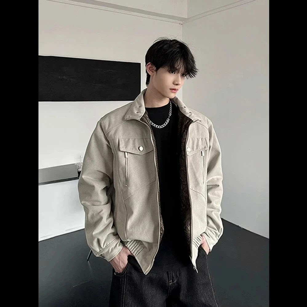 冬装新款蛇年限定座山蟒棉服男女外套冬季加绒加厚座山雕夹克复古